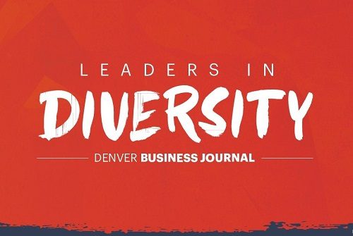 Denver Business Journal Leaders in Diversity Award graphic.