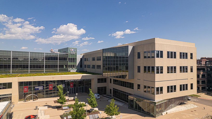 Auraria Campus featuring the Jordan Student Success Building