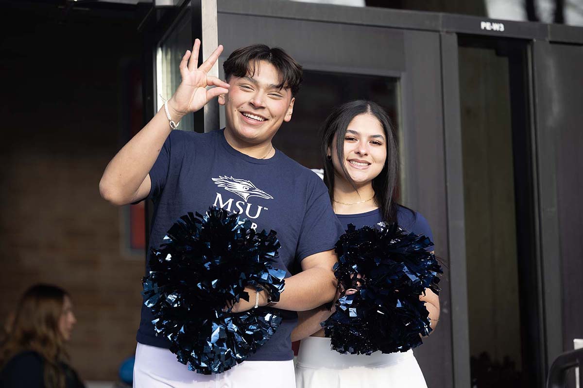 Cheerleaders at event