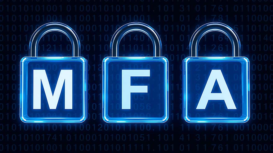 Illustration of multi factor authentication