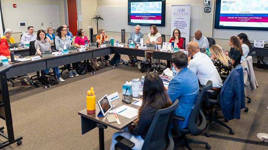 The MSU Denver Board of Trustees