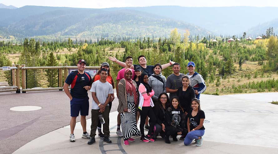 Group of CAMP students