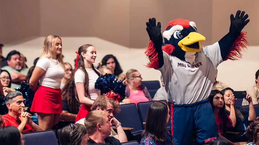Rowdy celebrates at Convocation 2024