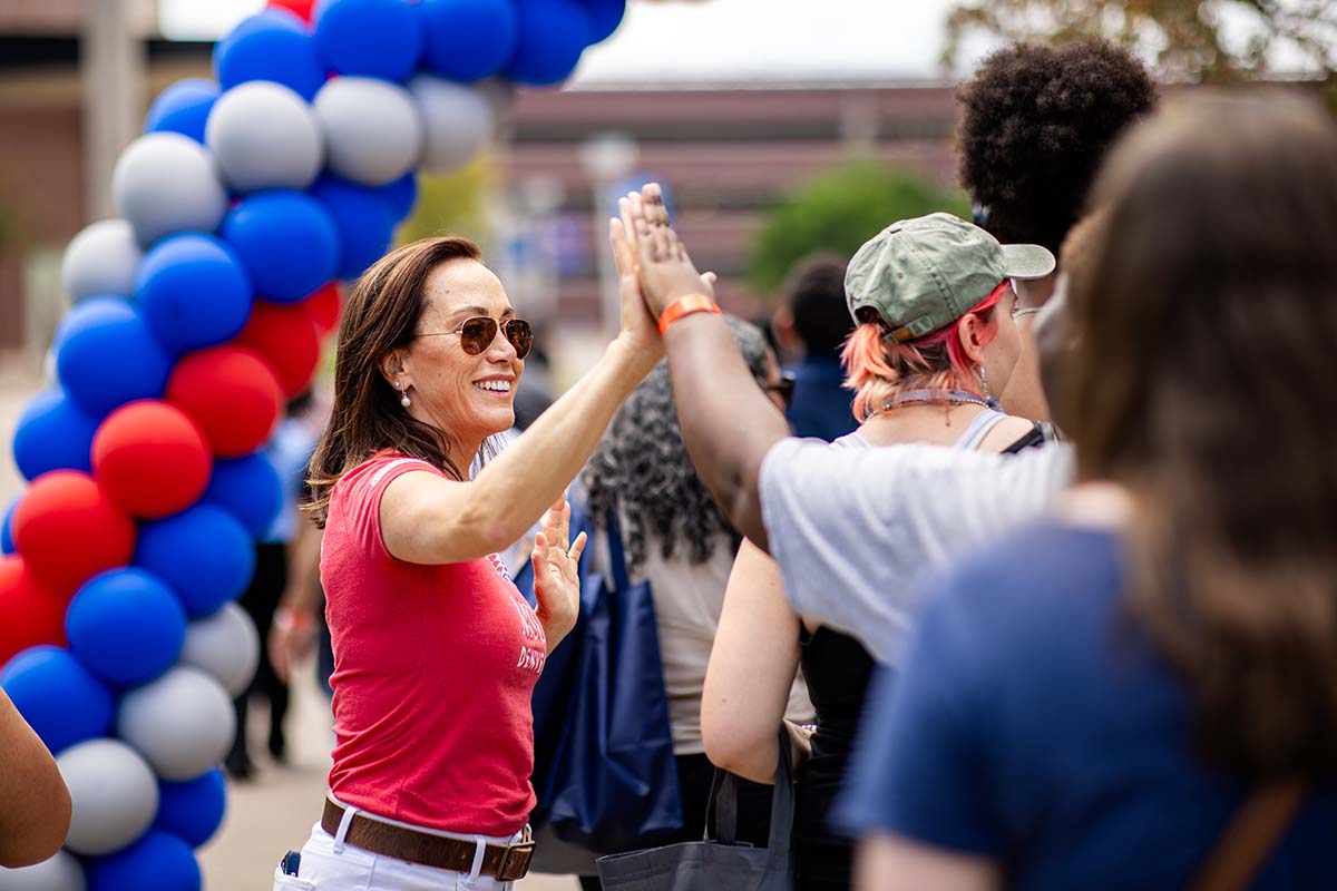 President Davidson at convocation