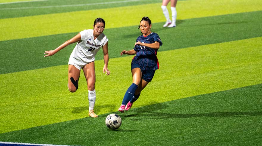MSU Denver women's soccer plays against Westminster University at the Regency Athletic Complex